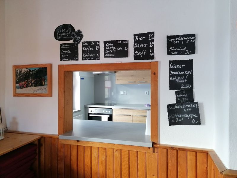 Imbissbereich für den Unterricht, für Ganztagsangebote oder das gemütliche Abschlussfest