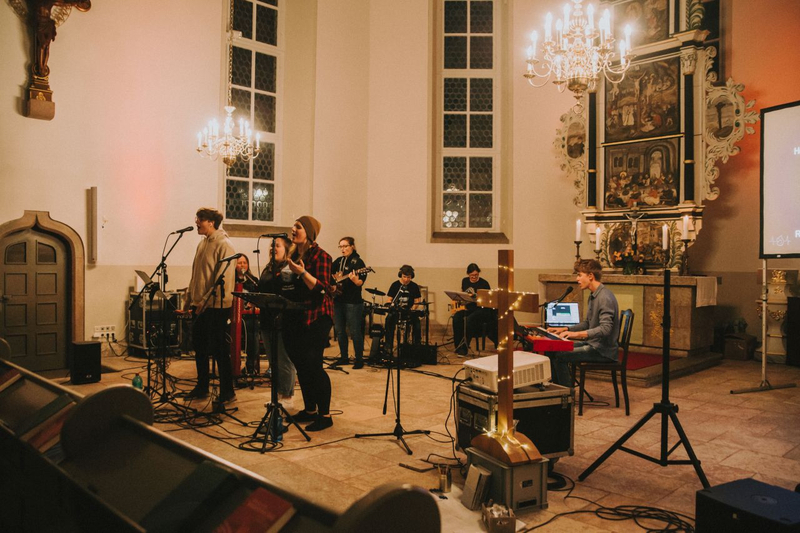 Konzert in der St. Annenkirche Thum (Link öffnet Bild vergrößert in einem Popupfenster)